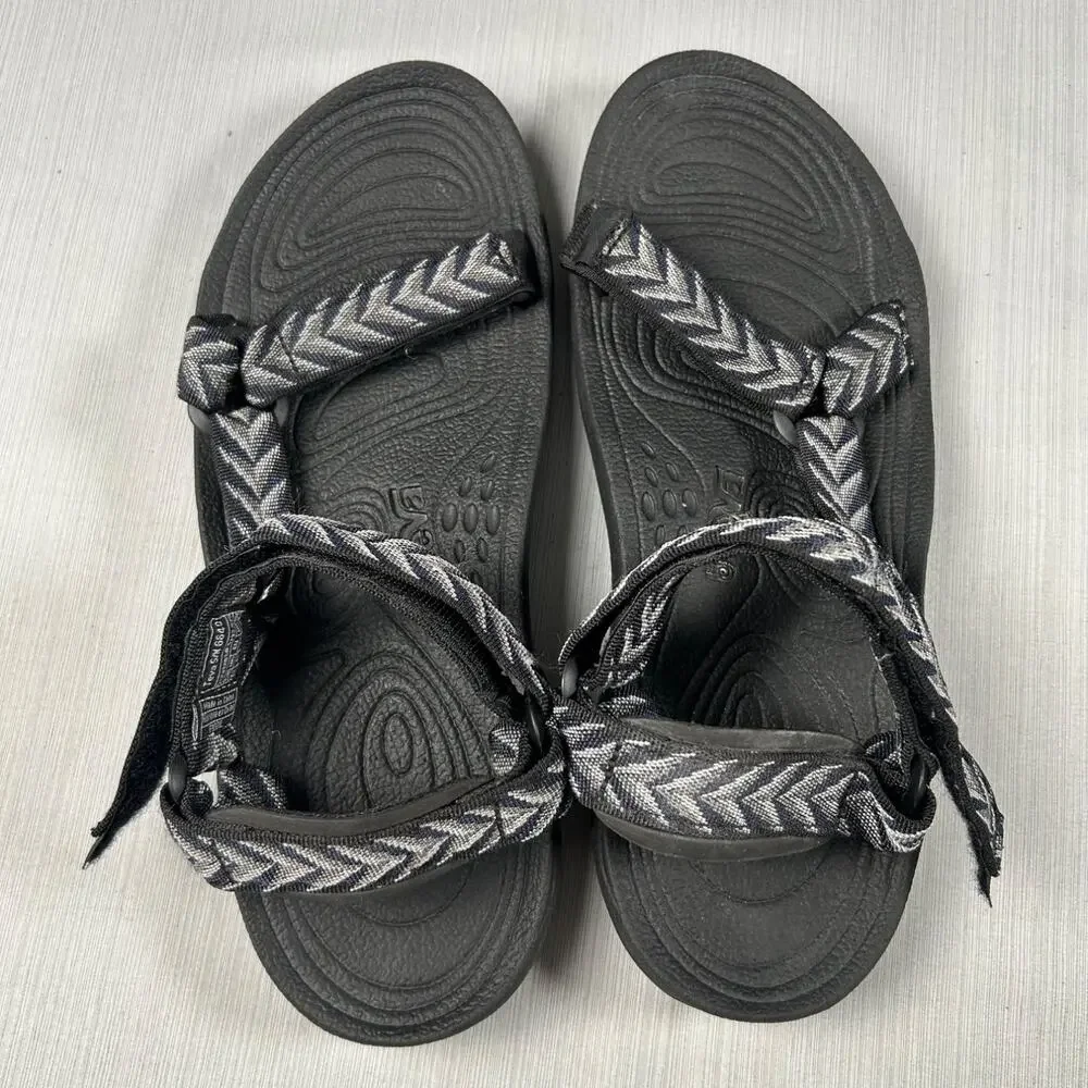 Teva Hurricane Xlt Men's Sandal US 13 Black Chevron Pattern Straps